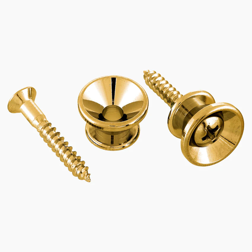 Gotoh Strap Buttons with Screws, Gold