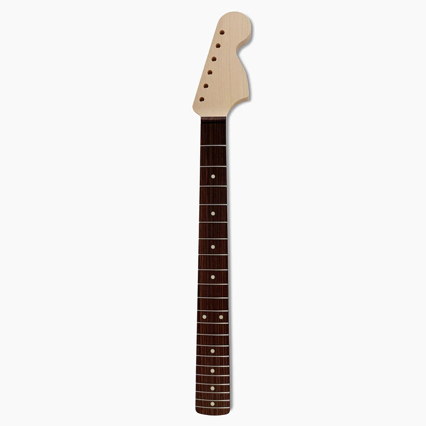 Allparts Large Headstock Strat Neck, Rosewood Fingerboard, No Finish, Full