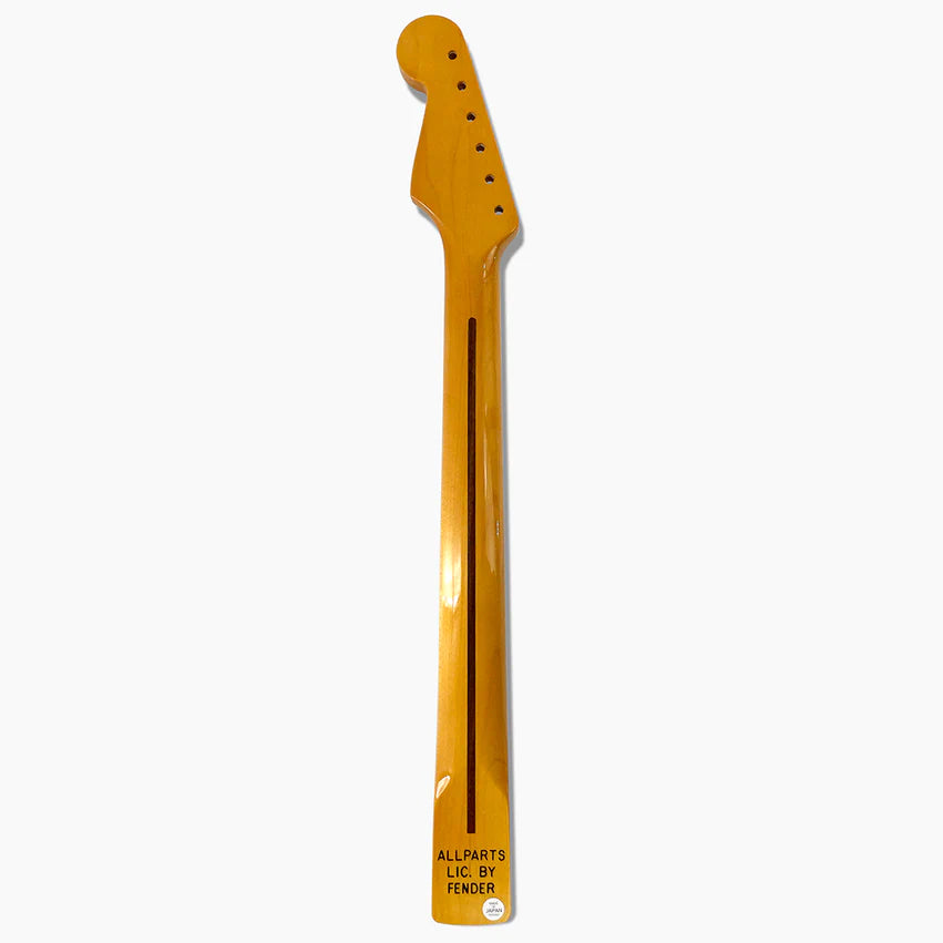 Allparts Replacement Maple Neck for Strat with finish, 22 frets, Back