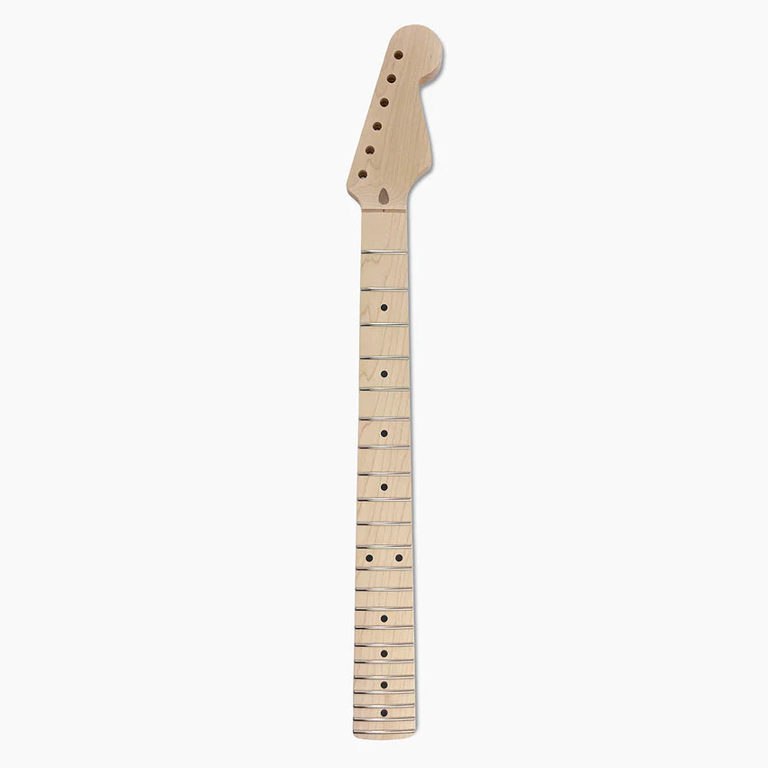 Allparts Replacement Neck for Strat, Solid Maple, No finish, 22 fret, Full