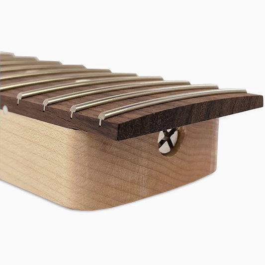 Allparts Baritone Neck For Strat, Maple with Rosewood Fingerboard, Unfinished, Angled Heel