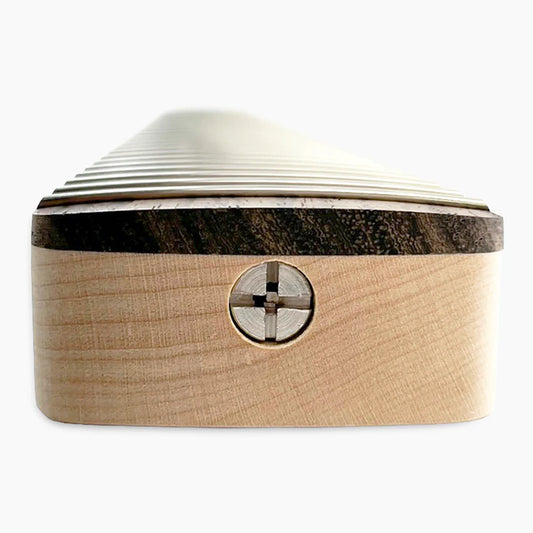 Replacement Rosewood Neck for Strat, No Finish, 10 Inch Radius, 21 Frets, Heel