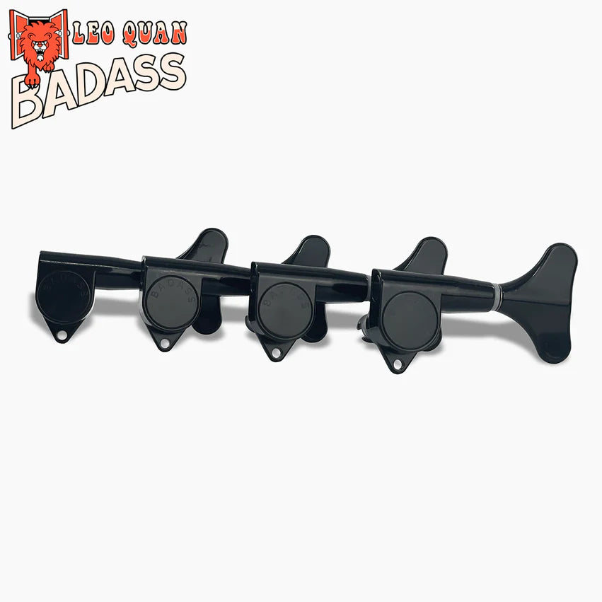 Leo Quan® Badass SGT™ Bass Keys, Sealed, 4-in-line set, Black