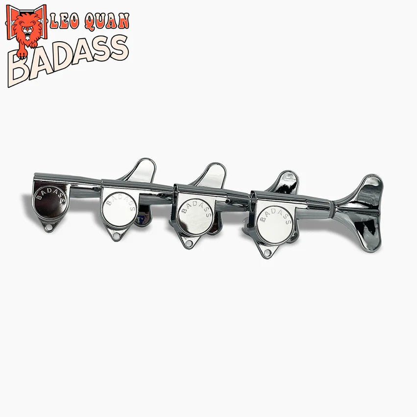 Leo Quan® Badass SGT™ Bass Keys, Sealed, 4-in-line set, Chrome