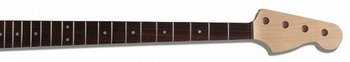 Allparts Jazz Bass Unfinished Replacement Neck, Rosewood Fingerboard