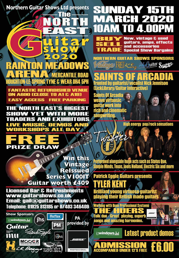 North East Guitar Show ad 2020