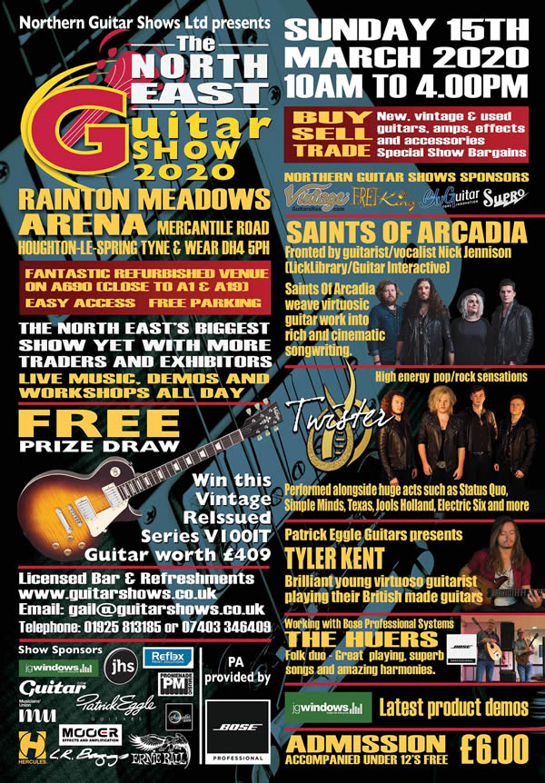 North East Guitar Show ad 2020