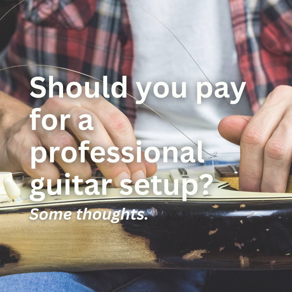 Should you pay for a professional guitar setup?