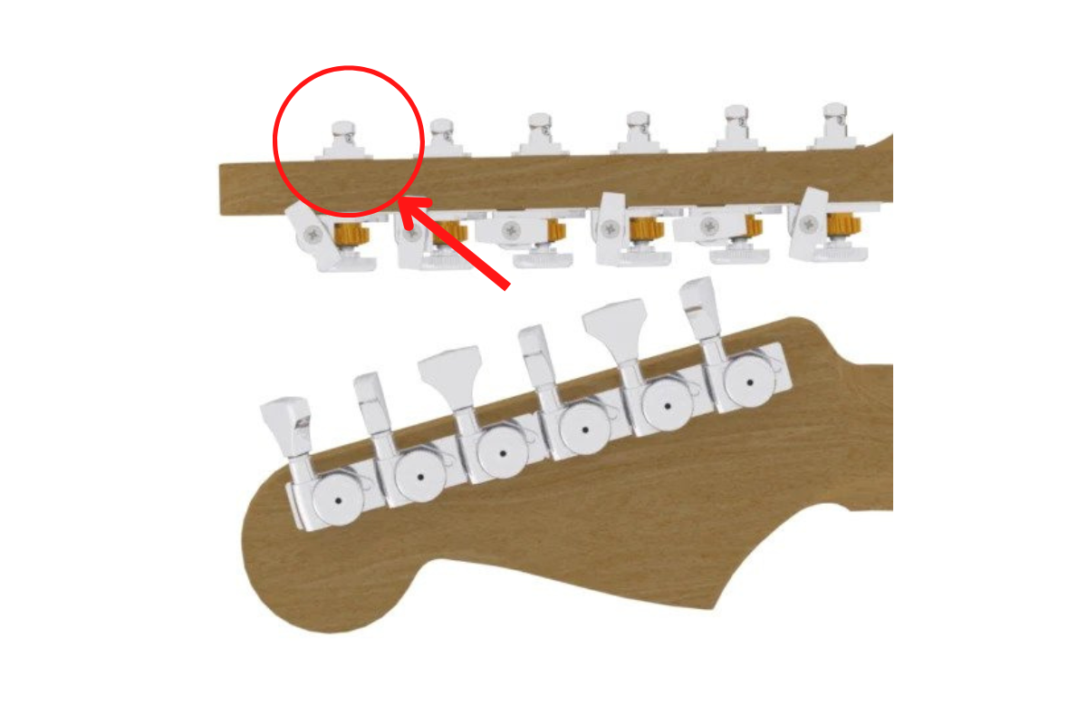 Locking Tuners have Shorter Posts