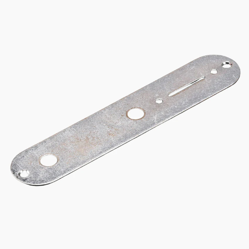 Control Plate for Telecaster, Aged Chrome