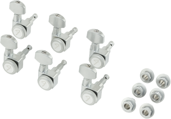 Fender Locking Strat/Tele Tuning keys, Brushed Chrome