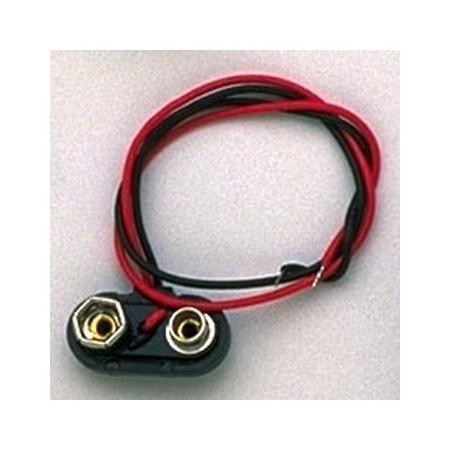 9-volt battery terminals rigid plastic