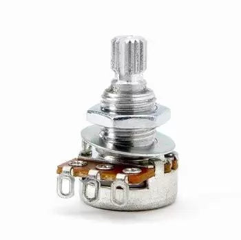 Potentiometer - 50K mini pot audio taper split knurled shaft