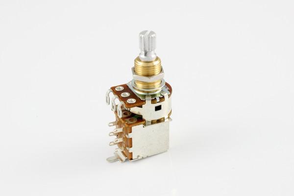 Potentiometer - 250K push/pull audio taper pot - Bourns - split shaft