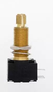 Potentiometer - 250K audio taper pot - Bourns 500 Premium series - split shaft - 3/4 inch bushing