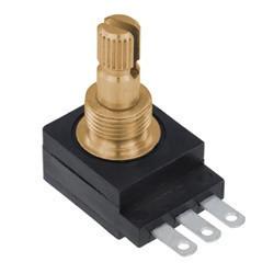 Potentiometer - 500K CTS sealed 283 premium pot, special Allparts audio taper, split shaft, with hardware