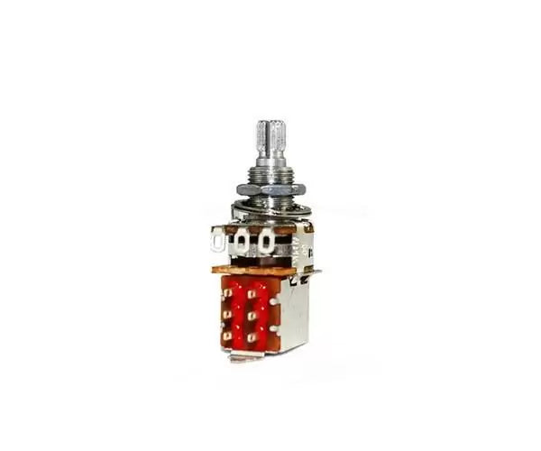 Potentiometer - 500K push/pull audio taper potentiometer w split knurled shaft