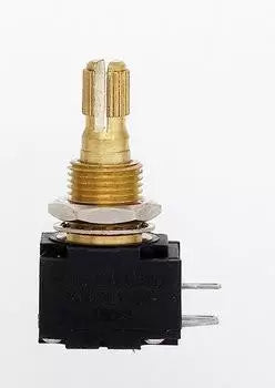 Potentiometer - 500K audio taper pot - Bourns 500 Premium series - split shaft