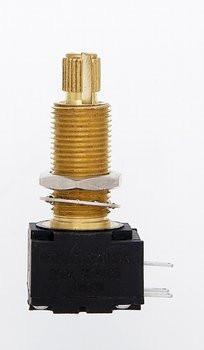 Potentiometer - 500K audio taper pot - Bourns 500 Premium series - split shaft - 3/4 inch bushing
