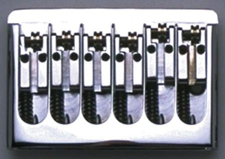 Guitar bridge - ABM non-tremolo top loading brass guitar bridge