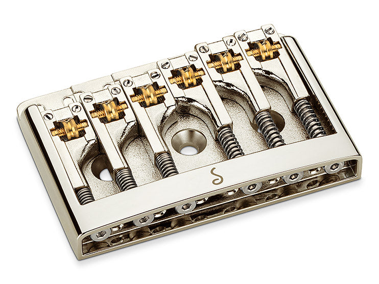 Schaller 3D 6 String Roller Guitar Bridge
