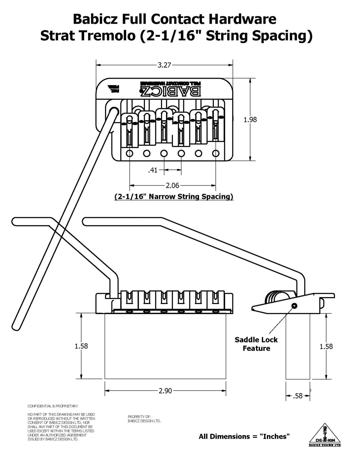 Babicz FCH Original Series 6-Point Tremolo
