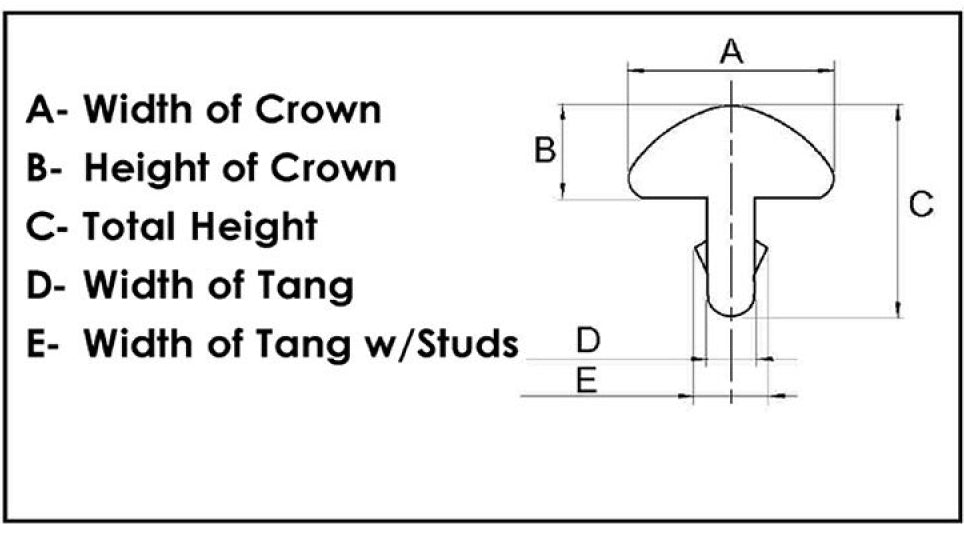 Hosco Guitar Fretwire - Single, 50cm Strips