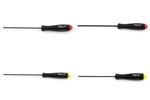 Allen key set - screwdriver type - set of 4 w handles (1.5 & 2.0mm, .050 & 1/16 inch)