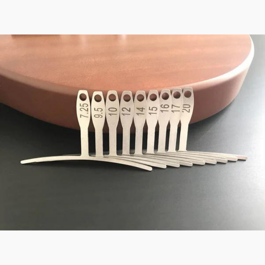 Allparts Understring Fretboard Radius Gauges - Set of 9