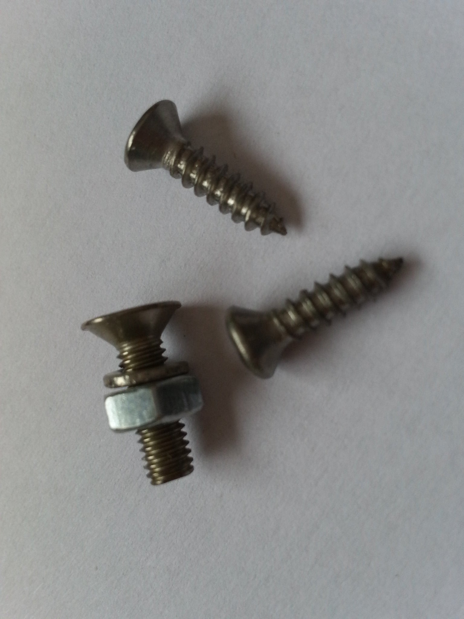 Allparts Set of Bracket Screws for Les Paul, Nickel
