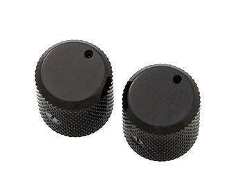 Allparts Metal Flat Top Knobs, Pair