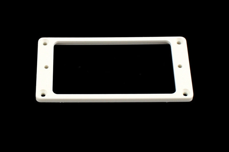 Allparts Humbucking Pickup Rings, Slanted, Flat Underside, Plastic, Set of 2
