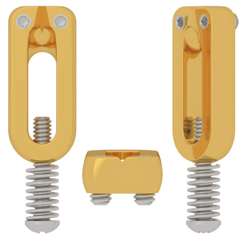 Hipshot Modern Stainless Steel Guitar Saddle (Sold Individually)