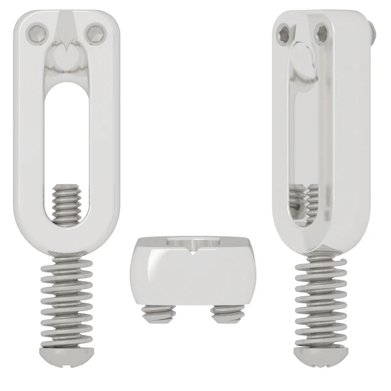 Hipshot Modern Stainless Steel Guitar Saddle (Sold Individually)