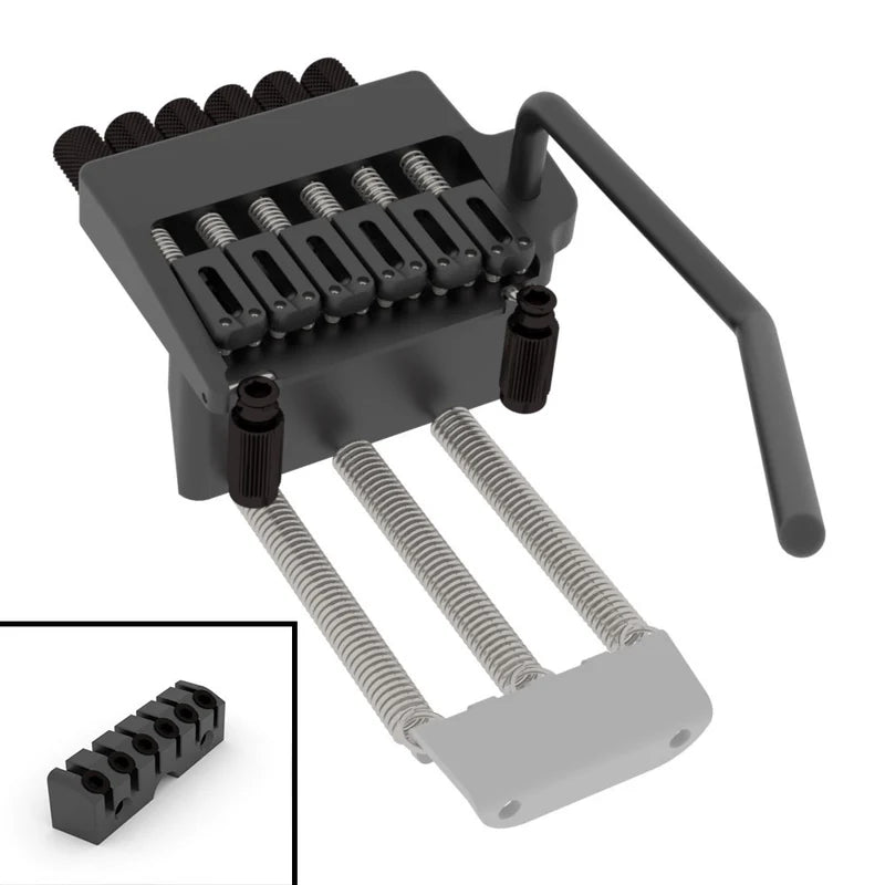 Hipshot Headless Tremolo System - 6 String Bridge and Headpiece