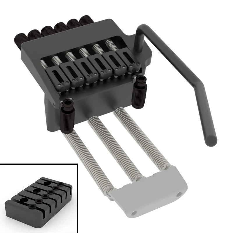 Hipshot Headless Tremolo System - 6 String Bridge and Headpiece