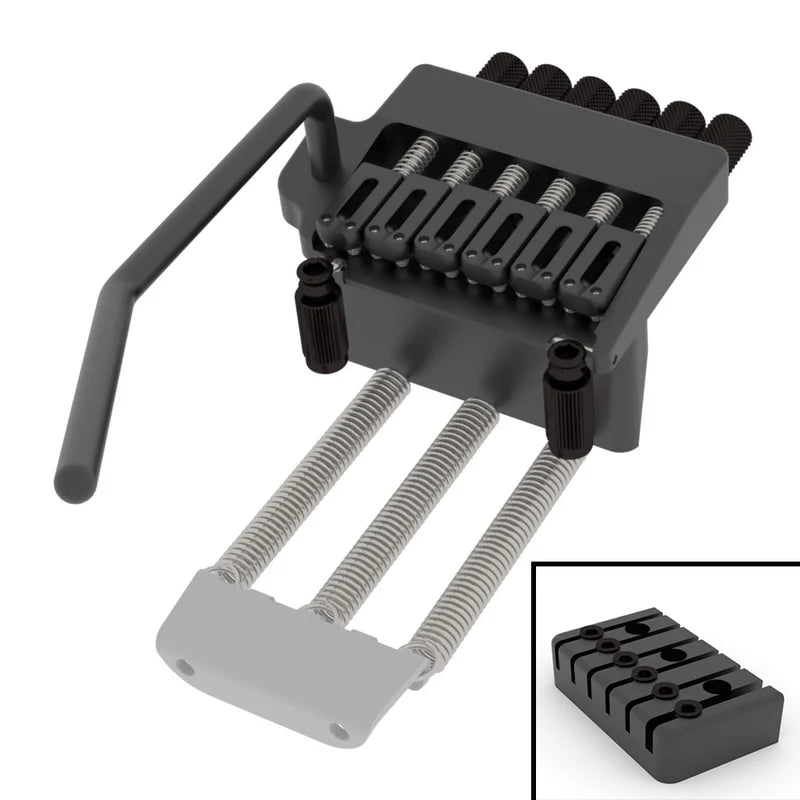 Hipshot Headless Tremolo System - 6 String Bridge and Headpiece