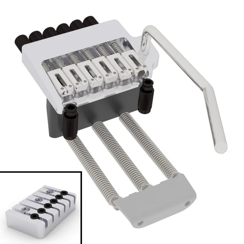 Hipshot Headless Tremolo System - 6 String Bridge and Headpiece