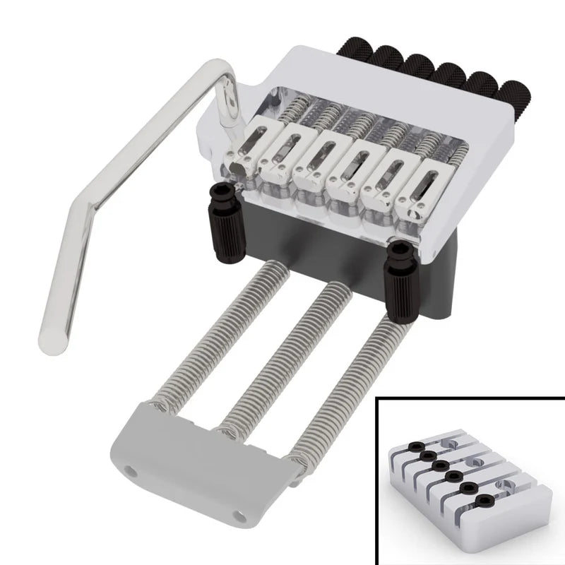 Hipshot Headless Tremolo System - 6 String Bridge and Headpiece