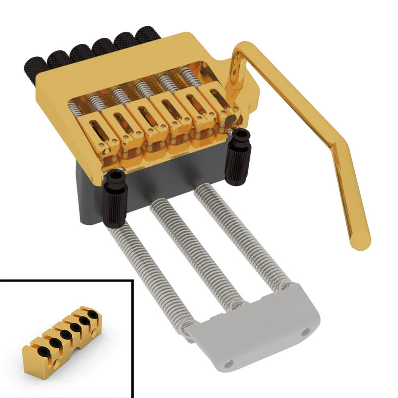 Hipshot Headless Tremolo System - 6 String Bridge and Headpiece