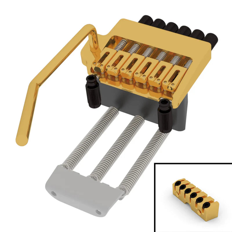 Hipshot Headless Tremolo System - 6 String Bridge and Headpiece