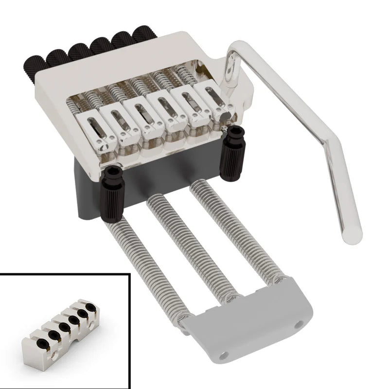Hipshot Headless Tremolo System - 6 String Bridge and Headpiece