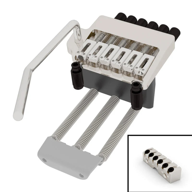 Hipshot Headless Tremolo System - 6 String Bridge and Headpiece