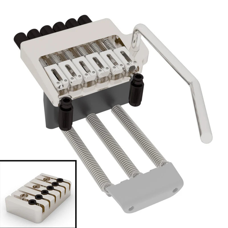 Hipshot Headless Tremolo System - 6 String Bridge and Headpiece