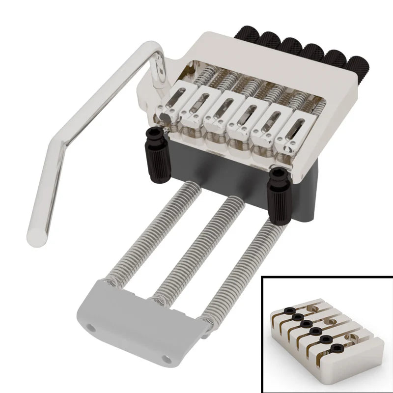 Hipshot Headless Tremolo System - 6 String Bridge and Headpiece