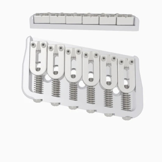 Hipshot Multi-Scale Fixed Guitar Bridge, 6 String