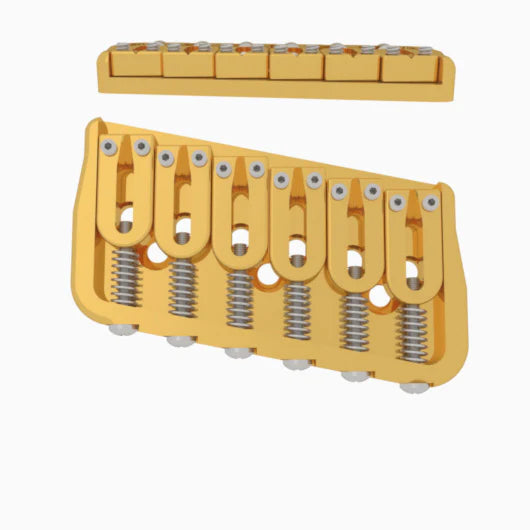 Hipshot Multi-Scale Fixed Guitar Bridge, 6 String