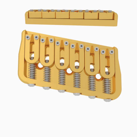 Hipshot Multi-Scale Fixed Guitar Bridge, 6 String
