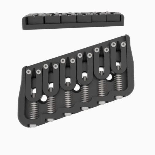 Hipshot Multi-Scale Fixed Guitar Bridge, 6 String