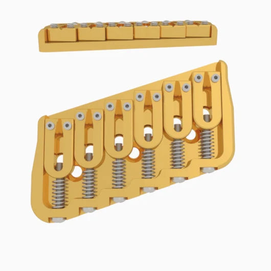 Hipshot Multi-Scale Fixed Guitar Bridge, 6 String